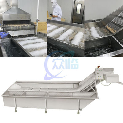 Giá tốt. Đường dây sản xuất tôm sushi hấp Máy làm mát nước tôm trắng Máy làm mát tôm nấu chín trực tuyến