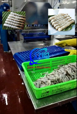 Giá tốt. Máy kéo tôm Tempura tự động, Máy NOBASHI, Đường kéo tôm trực tuyến
