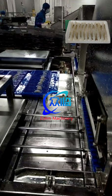 Giá tốt. Capacity 15000pcs/h Máy Tempura tự động và Máy NOBASHI tự động trực tuyến