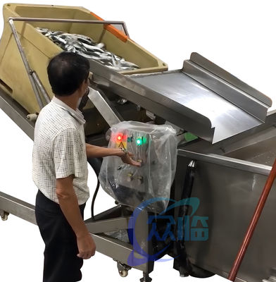 Thiết bị chế biến tôm công nghiệp ổn định, Máy nâng tôm chống xói mòn