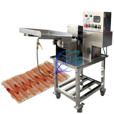 Giá tốt. 0.4KW máy cắt tôm sushi 60-80pcs/min Độ chính xác cao trực tuyến