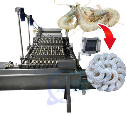 Hệ thống làm da tôm thực tế 3KW đa chức năng để làm sạch vỏ