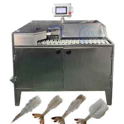 CE 70Pcs/Min Máy xẻ tôm Thép không gỉ ổn định 304