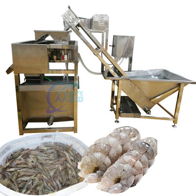 Máy làm sạch tôm 400-500KG / H hiệu quả cao thực tế
