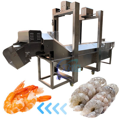 Ống nướng đường hầm tôm công nghiệp, SUS304 Ống nướng đường hầm tự động tôm