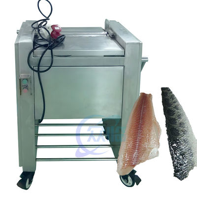 Máy tráng da cá bằng thép không gỉ, Máy tráng da cá da tự động thực tế