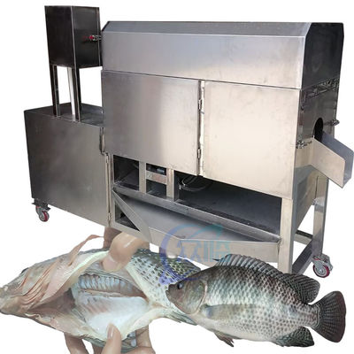 Tiền tiêu thụ Ti-la-pia cá Viscera Remover Gutting Machine ổn định chống xói mòn
