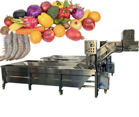 2200W SUS304 Máy làm sạch cá nhỏ, Máy giặt trái cây và rau bền