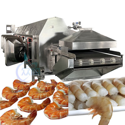 Giá tốt. Máy chần rau củ quả Máy chần tôm mực Dây chuyền sản xuất tôm Sushi Máy làm tôm Sushi trực tuyến
