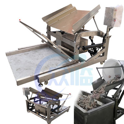 cá tôm Nhà máy chế biến dây chuyền sản xuất feeder nền tảng đổ nguyên liệu thô điện
