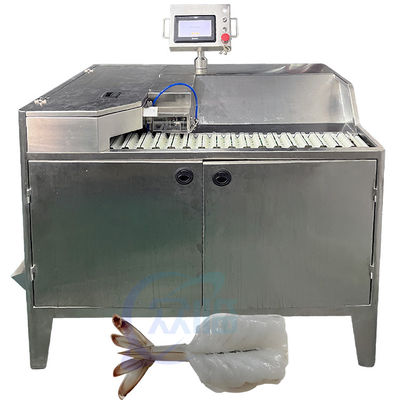 Máy loại bỏ vỏ tôm tự động và máy xẻ tôm Máy xẻ tôm Giá công nghiệp Tôm xẻ và xẻ bụng