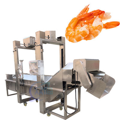 Nhà máy chế biến hải sản máy săn trộm cá và tôm lô lớn Sushi Tôm dây chuyền sản xuất Máy lò hơi
