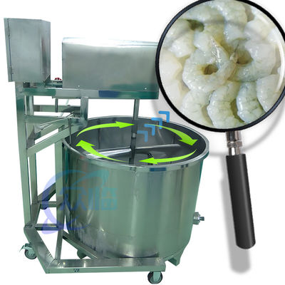 Thép không gỉ máy trộn tôm chế biến máy ngâm lô tôm máy trộn tự động đặc biệt cho hải sản chế biến kế hoạch