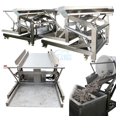Băng tải công nghiệp tấm xích Palăng băng chuyền cho ăn di động Hộp cách nhiệt bằng nhựa Hộp làm mát thương mại
