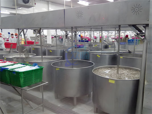 Máy làm mát nhựa Thủy sản băng Máy làm mát hộp trộn Thùng nhựa cách nhiệt để vận chuyển hải sản Trộn