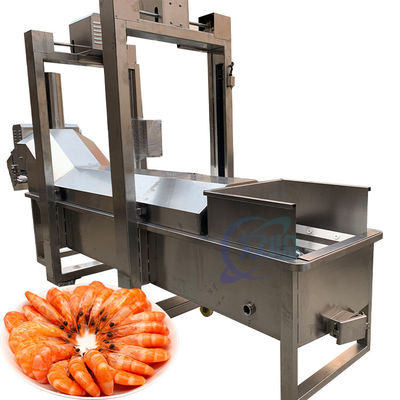Giá tốt. Dòng sản xuất chế biến tôm, máy nấu tôm nấu chín, máy làm trắng hơi tôm sushi trực tuyến
