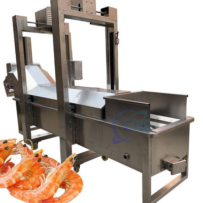 Giá tốt. Sushi máy làm sạch thép không gỉ tùy chỉnh tôm nấu máy đun sôi dây đai hơi nước máy làm trắng trực tuyến