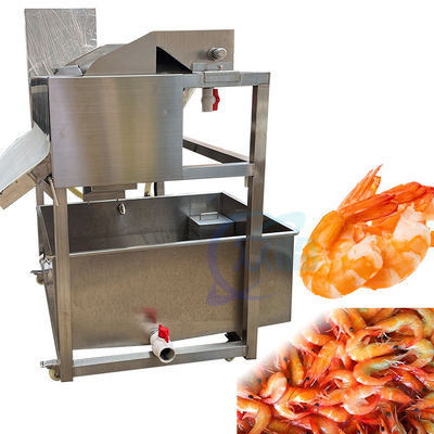 Máy làm sạch tôm Máy tẩy lông tôm Máy tách rác tôm tự động