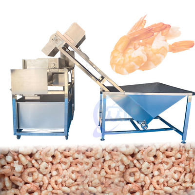 Máy làm sạch và nâng tôm, máy tách vỏ tôm, vỏ tôm và máy nhặt lông