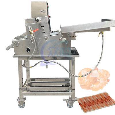 Máy cắt sushi tôm nấu chín 60-80 chiếc / phút Máy cắt bụng tôm Sushi