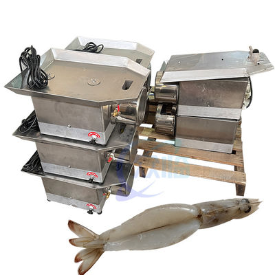 Thiết bị cắt tôm bền 0.12KW, công nghiệp tôm trở lại mở peeler