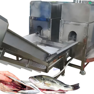 Máy làm sạch bụng của cá, máy cắt, máy giết cá, máy loại bỏ vỏ cá, thép không gỉ 304