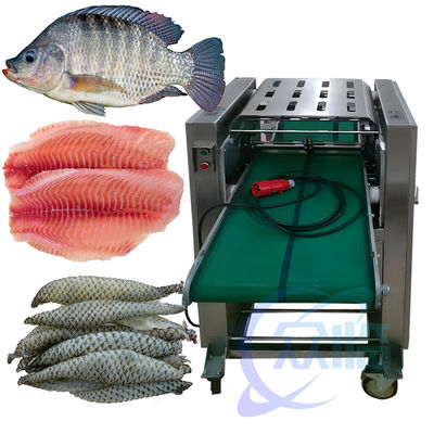 Máy làm sạch da cá 50Hz 3P chống ăn mòn 300-400KG / H