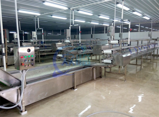 Giá tốt. 2.22KW SS Máy giặt cho sản xuất trái cây và rau chế biến dây chuyền rau củ cải bắp máy giặt phun không khí trực tuyến