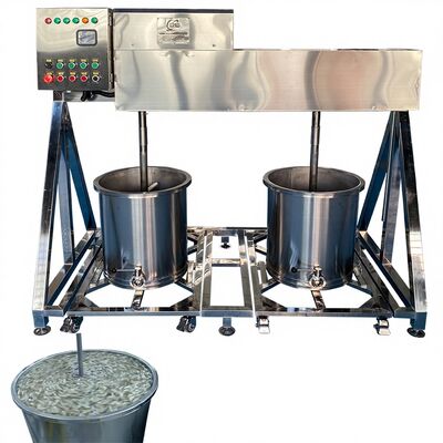 Giá tốt. Máy ngâm bánh răng tự động bền bỉ SUS304 1200kg Công suất 380V cho máy trộn tôm trực tuyến
