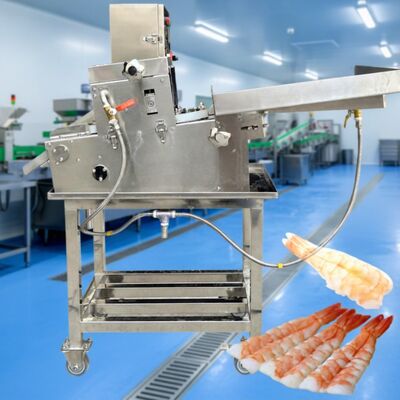 Giá tốt. Máy cắt tôm Sushi tự động chống xói mòn Máy cắt tôm tự động Chứng chỉ CE Thiết bị cắt tôm Sushi trực tuyến