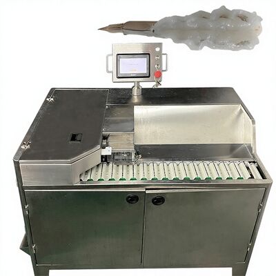 Giá tốt. 1.55KW thực tế Tân tôm máy da Stainless Steel 304 Tân tôm Deveining Machine cho Tân tôm nhà máy Tân tôm máy da trực tuyến