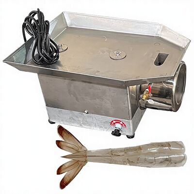 Giá tốt. Máy bóc vỏ mở và cắt tôm công nghiệp 0,12KW tự động bền bỉ Thiết bị bóc vỏ EZ công suất cao Máy cắt tôm trực tuyến