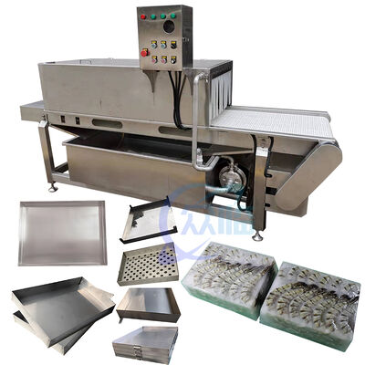 Giá tốt. Máy khử nước tự động bằng thép không gỉ 304 Zolim để chế biến thực phẩm đông lạnh Xịt nước tuần hoàn Công suất 500-600kg / H trực tuyến