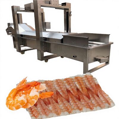 Giá tốt. Máy cắt tự động tiết kiệm năng lượng Dây chuyền sản xuất tôm Sushi Chế biến thực phẩm Nồi nấu tôm Công suất 500-600kg / H trực tuyến