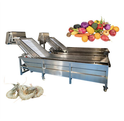 Giá tốt. Zolim 2.2KW Máy giặt bong bóng tự động thủy sản Tôm rửa cá Máy giặt trái cây 1000-1500kg/h Capacity 380V ISO Certified trực tuyến