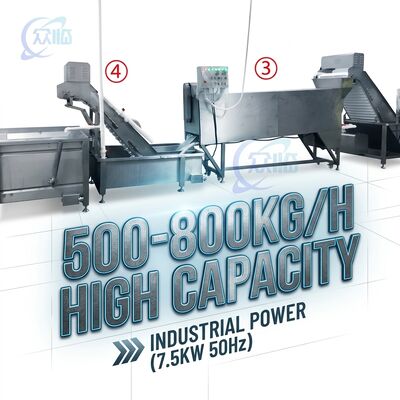 Giá tốt. Adjustable Speed Shrimp Head Screening Machine Anti Corrosive SUS316 2500-3000KG 3.0KW 380V trực tuyến