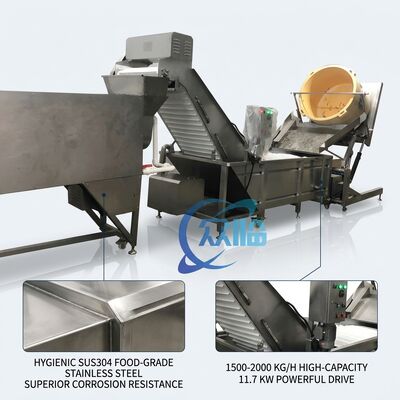 Giá tốt. Large Scale Shrimp Deheading Machine SUS304 500-800KG 2.2KW 380V For Catering Factory trực tuyến