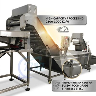 Giá tốt. CE Certified Shrimp Deheading Production Line Precision SUS316 1200-1800KG 2.2KW 415V trực tuyến